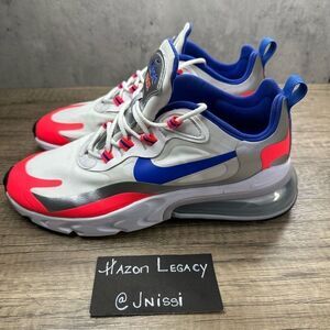 Nike~Women’s~Air Max 270 React Pink/Blue Sneakers(CW3094-100)~Size 8.5